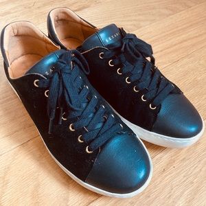 Sézane black Jack leather sneakers size 38